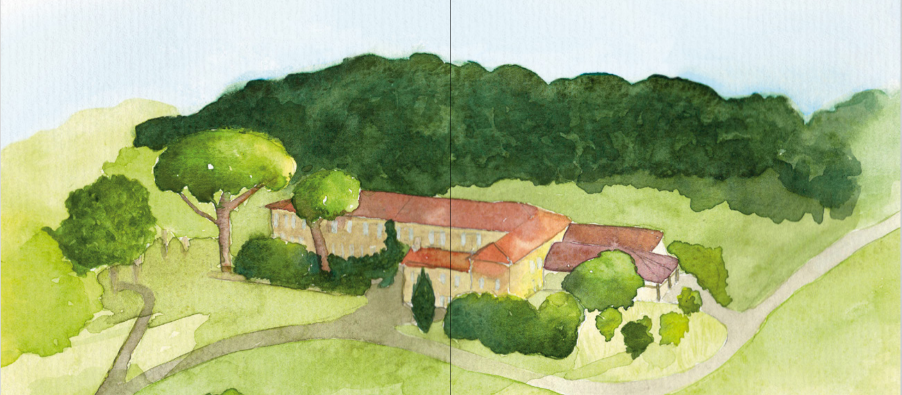 Aquarelle du Domaine de la Bouriette